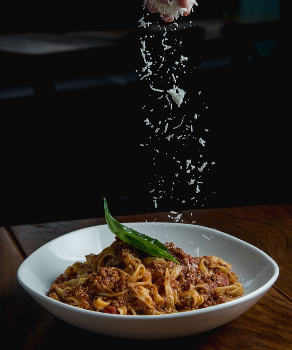 Everyone loves our Bolognaise! We make it a little differently here at Carlisi Allerton, using tagliatelle pasta to perfectly compliment the rich, meaty sauce... And of course, we finish it off with a VERY generous handful of parmesan!