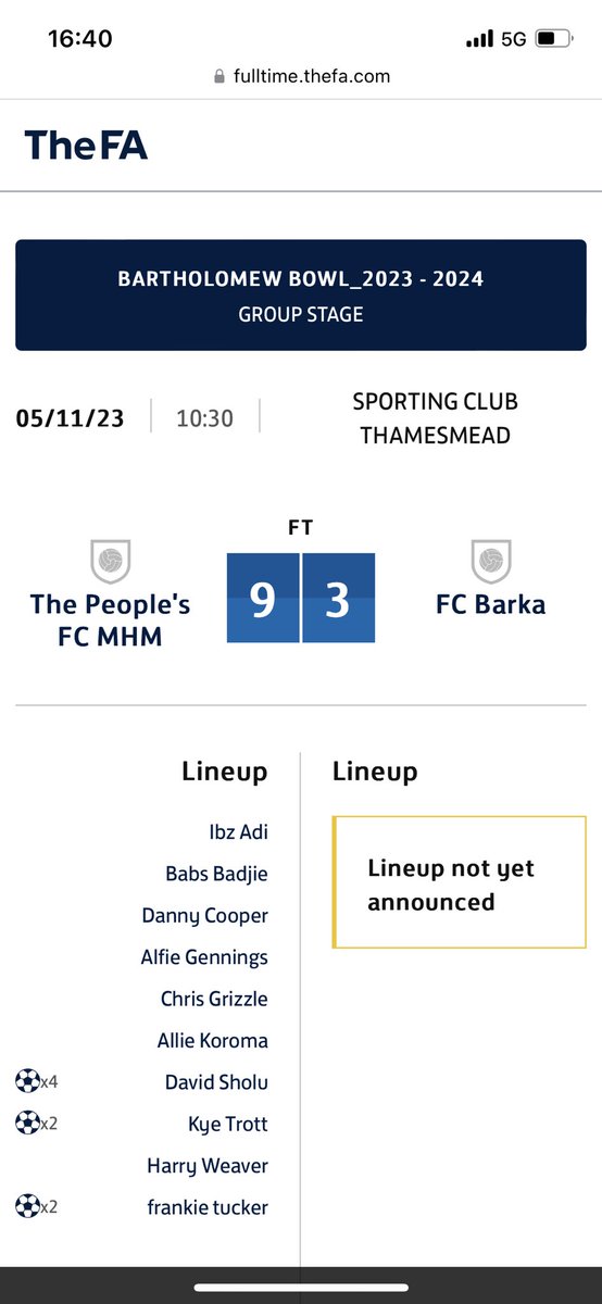 The Peoples FC (MHM.)🧠🗣#Mentalheathmatters. tweet media