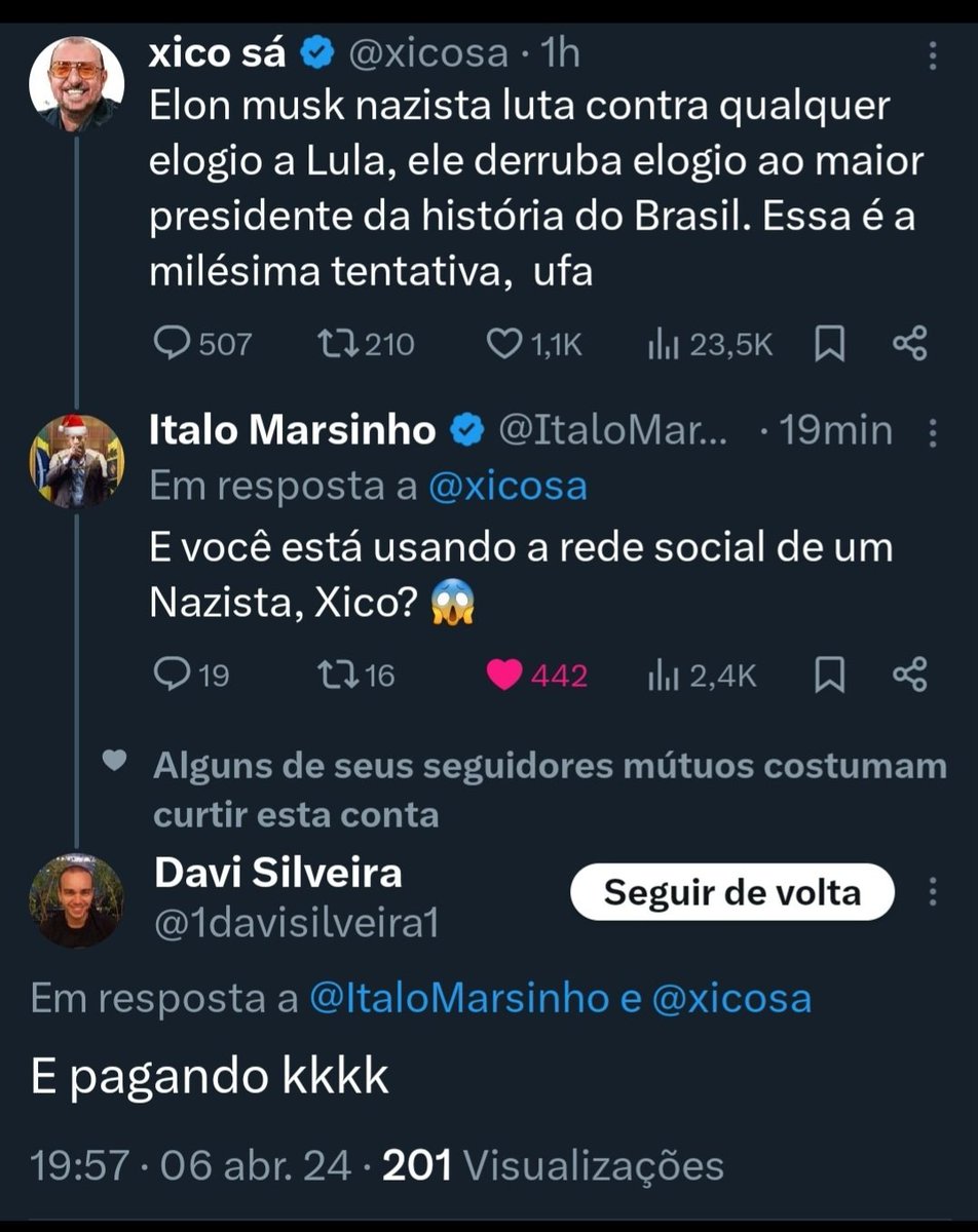 xavante21's tweet photo. Twitter X nesse domingão é  pura divers��o...

#FreeSpeechBrazil / Gleisi/ Se o X/ Mentiroso/ Brazilian/ Allan dos Santos/ Paulo Figueiredo/ FakeNews / Xandão https://t.co/IBr4V2Npte