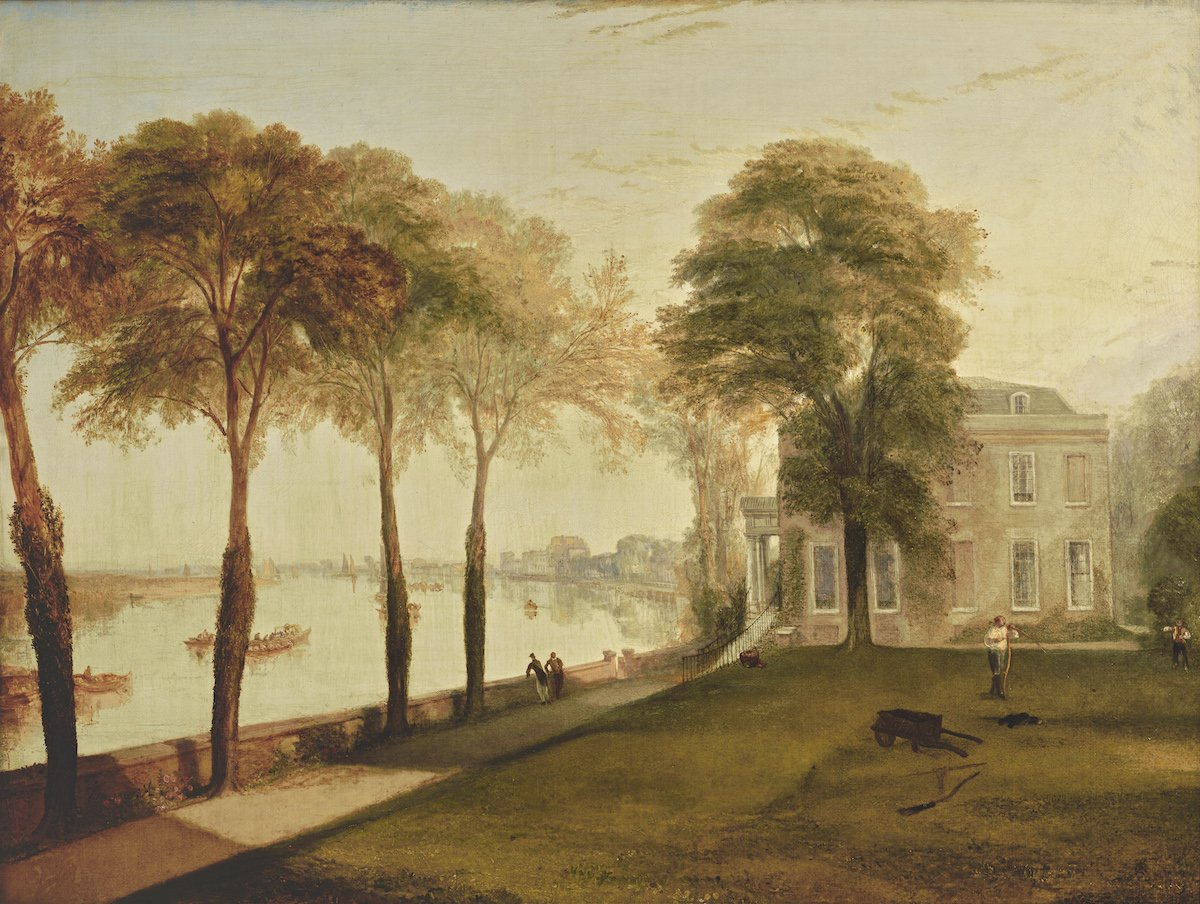 Joseph Mallord William Turner (1775–1851), Mortlake Terrace: Early Summer Morning, 1826