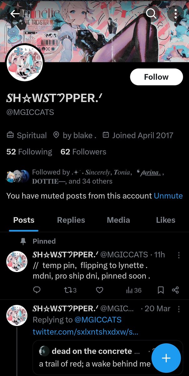 PYROPUNCHINGS's tweet image. / if y'all could PLEASE retweet that THIS person is stealing Kit ( @.mgicians ) layout that she PAID for and it literally has her entire OC's name on it yet they still stole it 💀