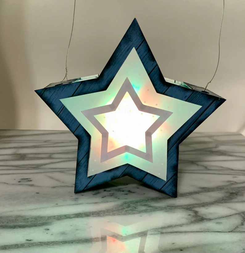 Check this out from Angelica at @Athyme2beecomfo and her shop on #Etsy

Rustic Star Paper Lantern
etsy.com/shop/atime2bee…

#partysupplies #starseller #etsyshop #handmade #papercraft