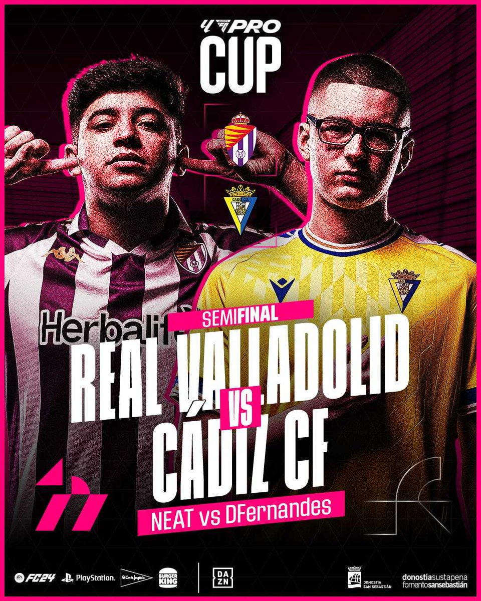 Goals incoming??? @Neat11O 🆚 @DFernandes066 face off in the @LALIGA_FCPro Cup Semi-Final 🔥 #FCPro