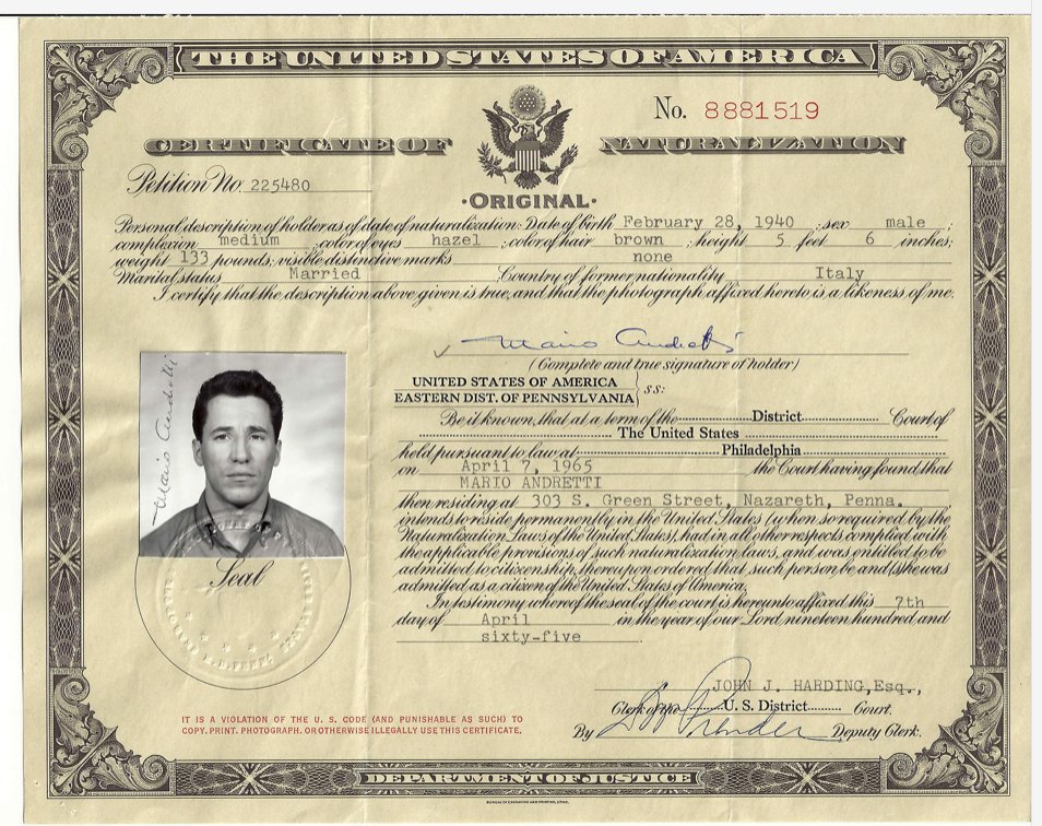 59 years ago today on April 7, 1965, I became a Naturalized Citizen of the United States of America.  I was 25 years old and had been in America for 10 years.