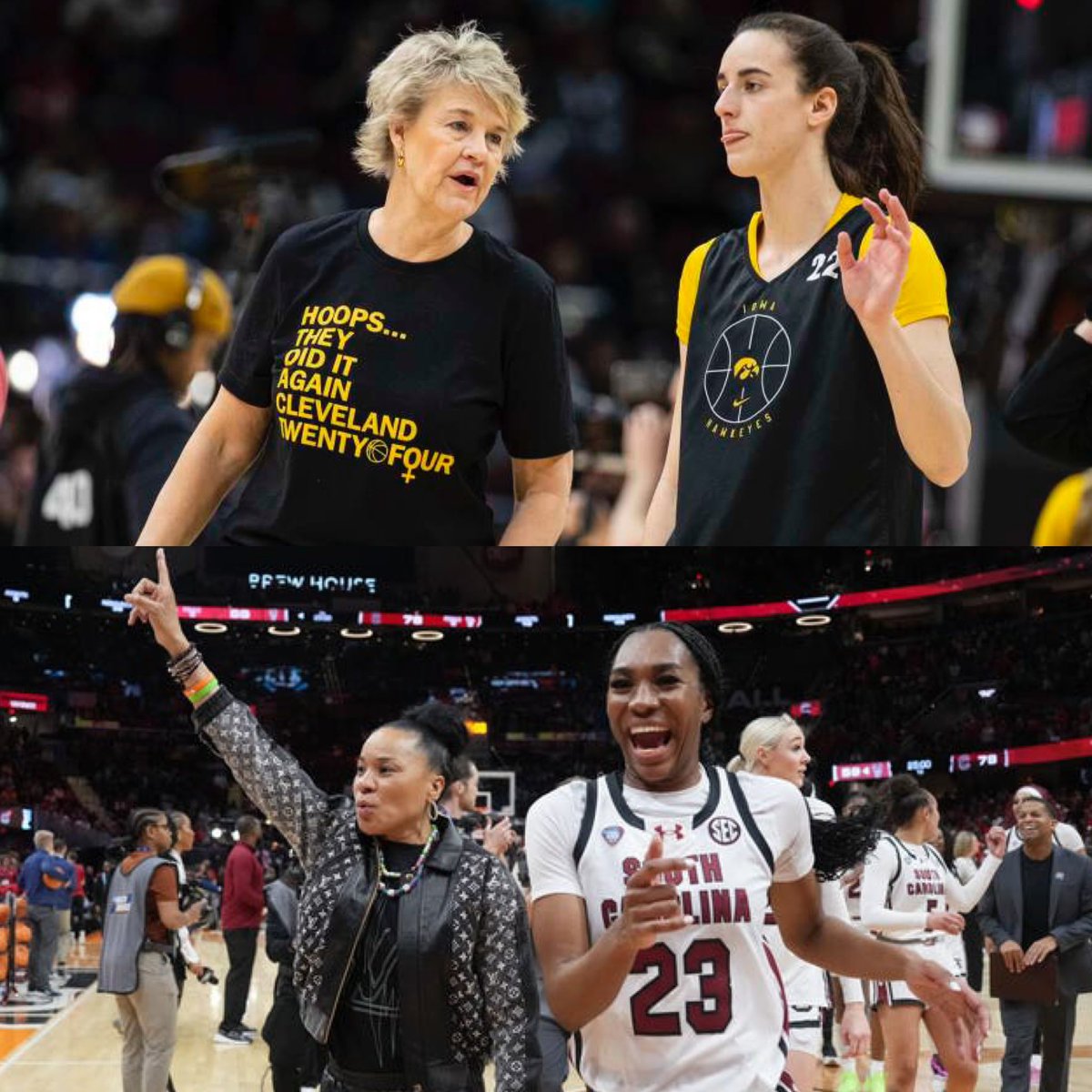 Iowa vs South Carolina 🏀. Caitlin Clark is considered the best player in College Basketball,but she’s going against the best team in College Basketball in the 37-0 South Carolina Gamecocks. Who wins the Women’s National Championship Game y’all? #NCAAFinalFour #AdamsBoxingShow…