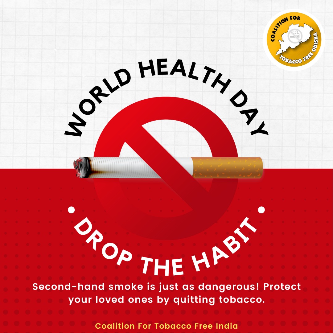 This World Health Day, let's raise awareness about the dangers of second-hand smoke and protect everyone's right to breathe clean air.

#WorldHealthDay #MyHealthMyRight #SecondhandSmoke #SmokeFreeHomes #HealthyLiving