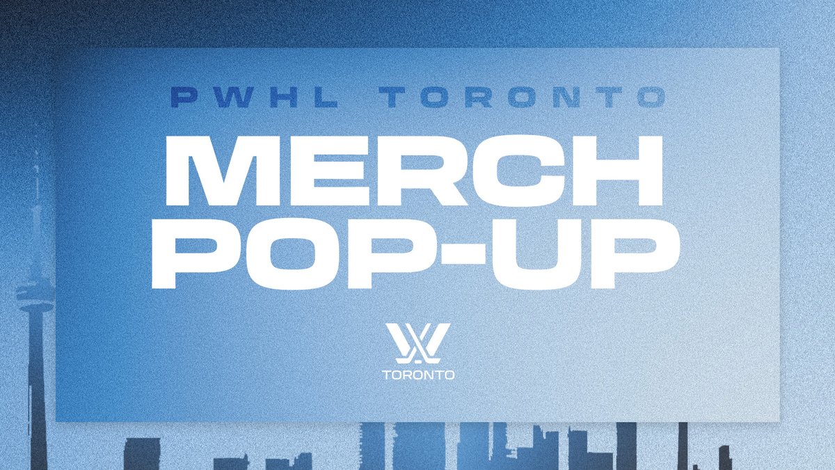 Stop by one of our two merch pop-ups TODAY and catch some exciting women's sports games while you're there! 🏒🏀 📍 Peaches Sports Bar (1554 Queen St W) 📍 The Dock Ellis (1280 Dundas St W) 🕗 2:30-4:30pm We will also be introducing PWHL ICE TIME. EARNED. merchandise for the…