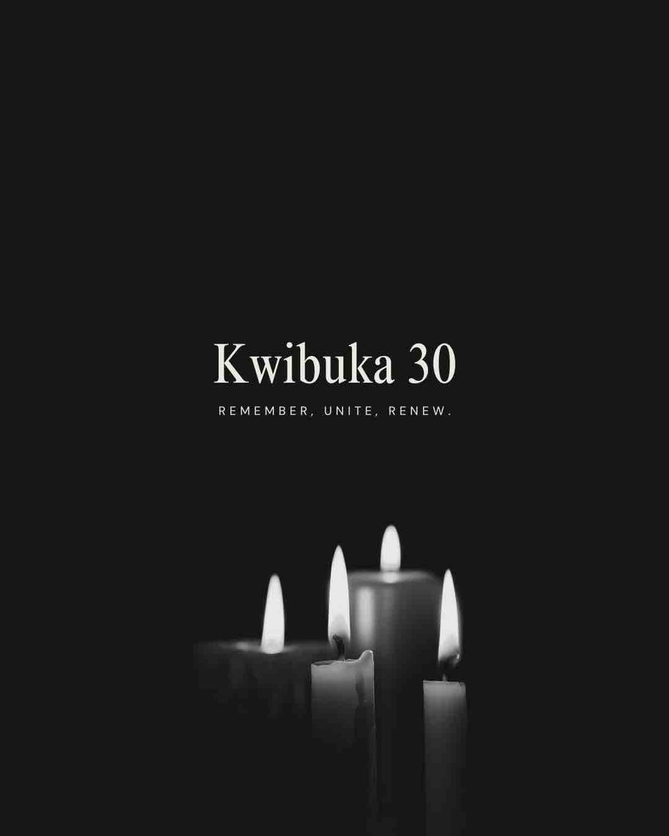 Today marks the start of #Kwibuka30, the 30th commemoration of the genocide against the Tutsi in Rwanda. May we always remember the victims, stand in solidarity with the survivors, & renew our commitment to never forget this tragedy and to build a more just, compassionate world.