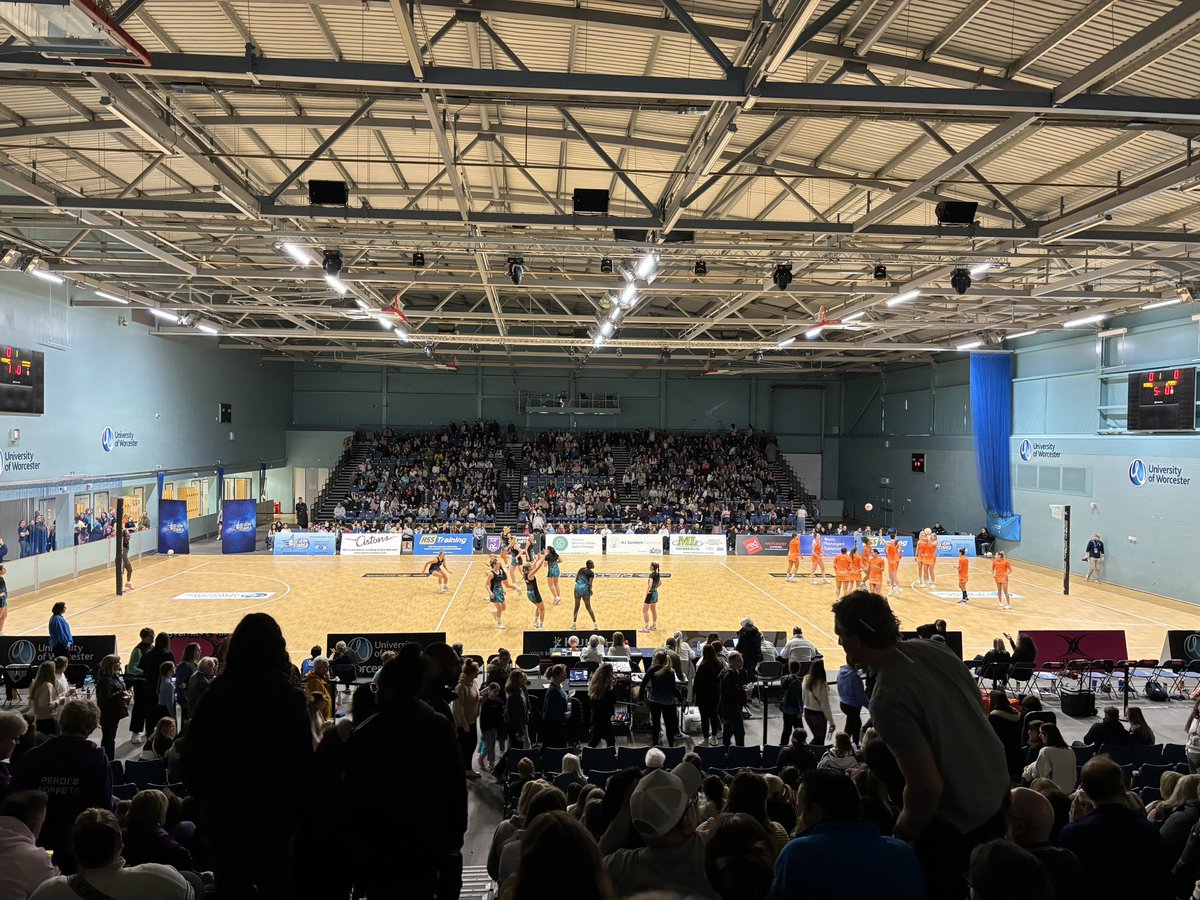 Full house @universityarena for @SevernStars v @SurreyStorm !! #upthestars #nsl2024