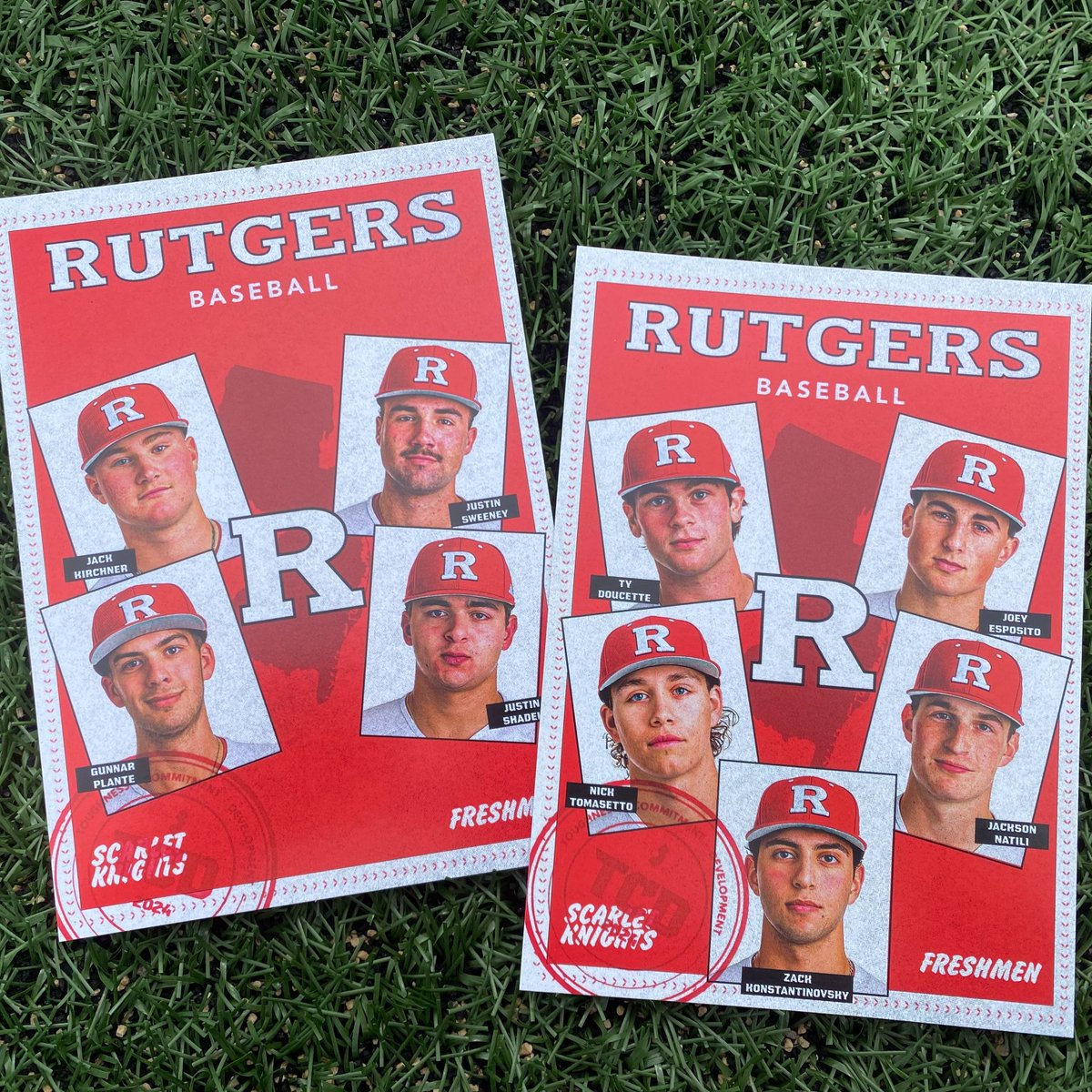RutgersBaseball's tweet photo. Today is the first of our trading card giveaways!!

Make sure to stop by the marketing table and get your freshmen trading cards before today's game!

#TCD https://t.co/bAwIiD9Dml