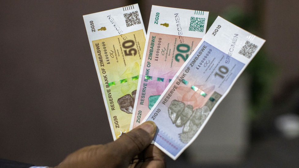 Zimbabwe has launched a new currency backed by gold.

It's called the Zimbabwe Gold (ZiG).