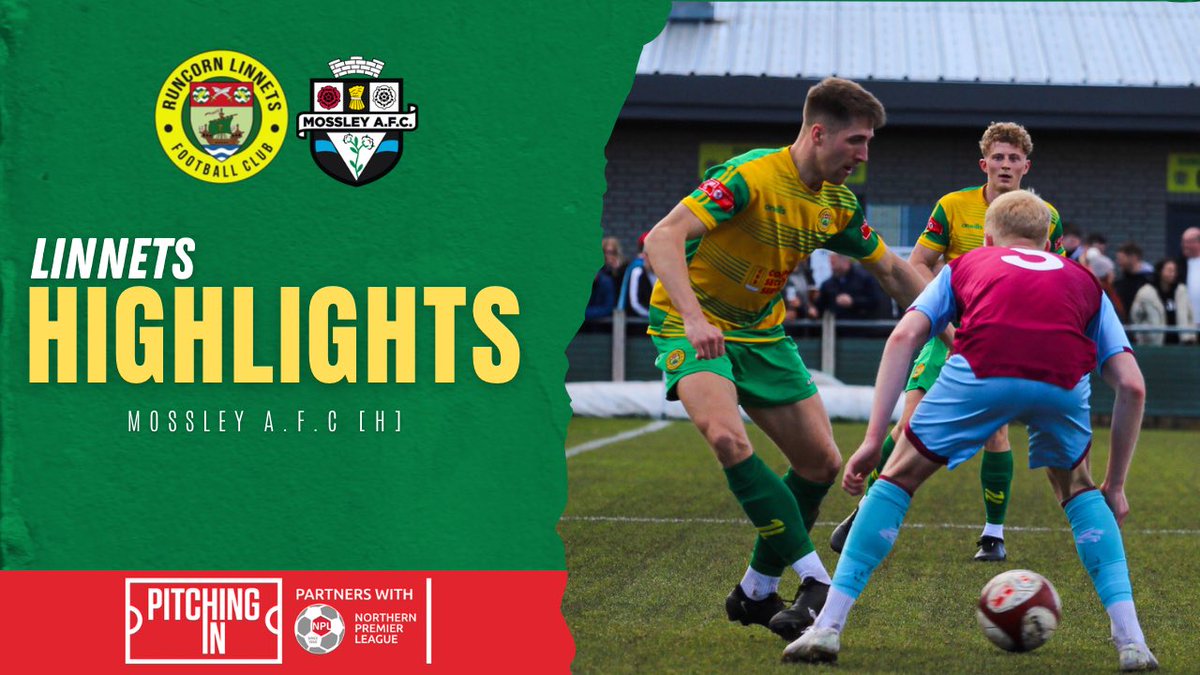 🟡🟢 Here's our match highlights package from yesterday's win over Mossley. Huge thanks to @Deborah39370170, for filming this one from the gantry, for the very first time. 🙌🏼 👉🏽 youtu.be/SlbSbMyzdu4?si…