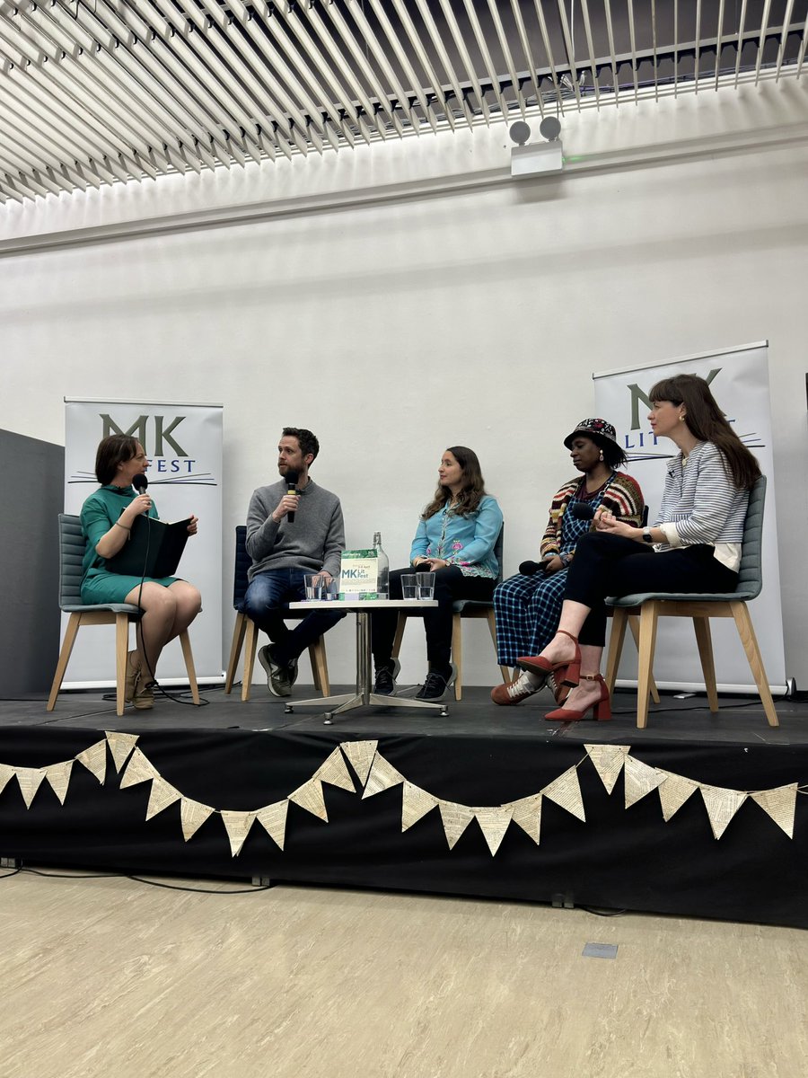 Yesterday's MK litfest was a literary delight! Engaging conversations about novels and short stories with each author left us feeling inspired and an event not to be missed! Thank you to MK Litfest, MK Library, our amazing authors and attendees @MKlitfest @OU_FASS