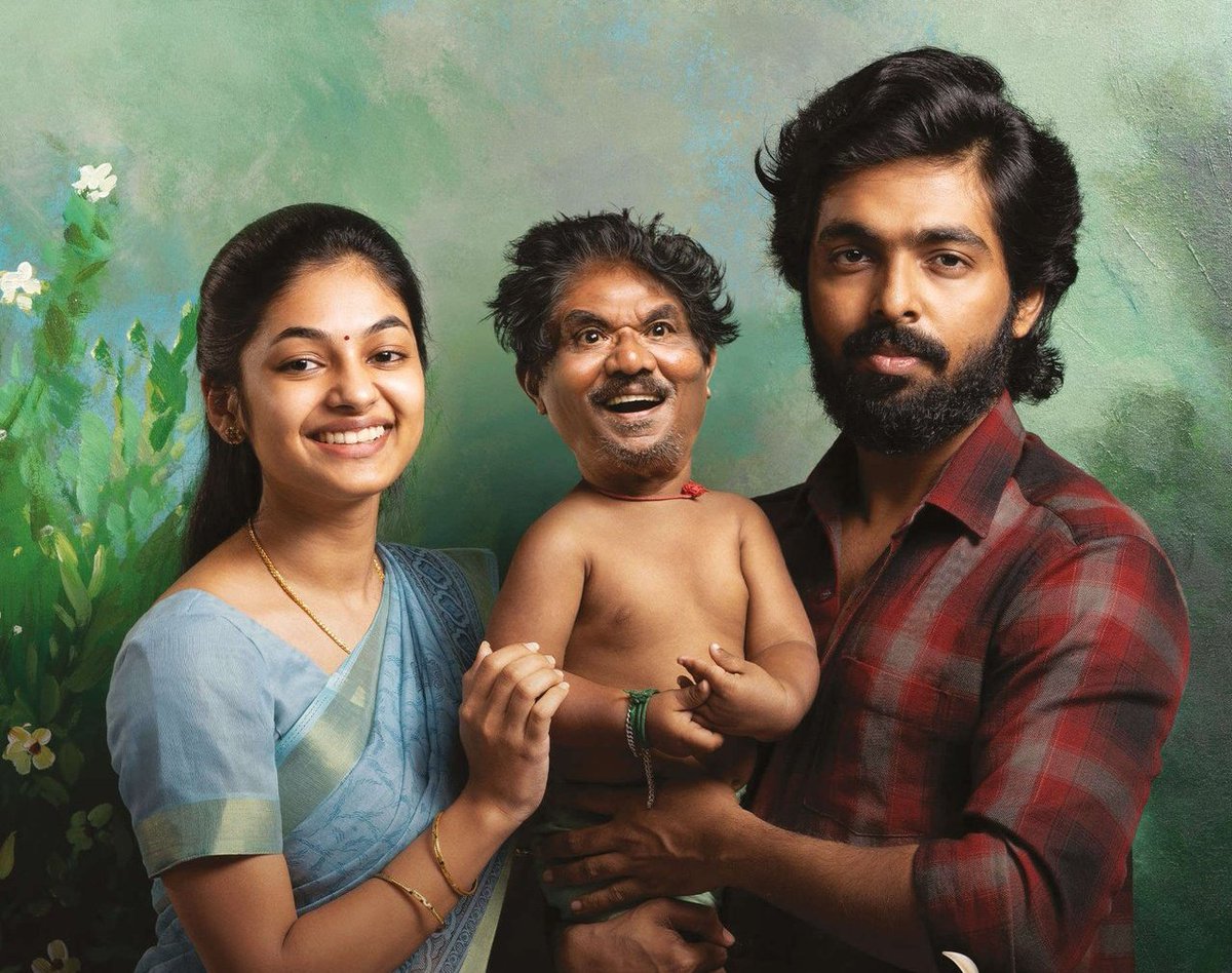 Watched #Kalvan ! A fun 1st half followed by a super 2nd half. Bharathi raja sir acting 👌 @gvprakash bro as good & bad versions 👍 @i__ivana_ good supporting! 💗 Overall a neat family entertainer! 🎉