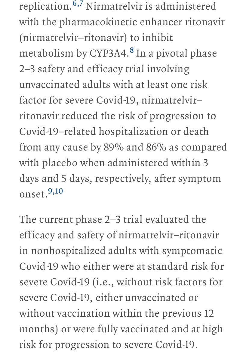 Let’s all watch as @TheChiefNerd tries to lie his way out of misrepresenting another study. Hey Chief Turd, did you miss the fact that Paxlovid has always been indicated for use in people with at least 1 risk factor for COVID and that’s what the literature has always shown? Or is…