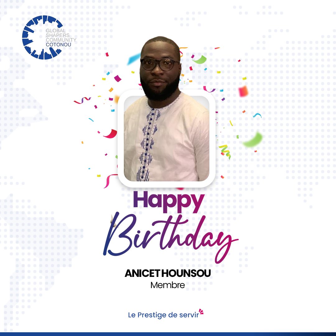 Joyeux anniversaire Anicet🎉
Puisse l’univers matérialiser tes désirs les plus profonds💙