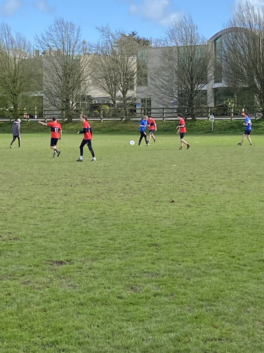 Ultimate Frisbee intervarsity in action at the UCC farm. UCC in action in the 3rd place play off