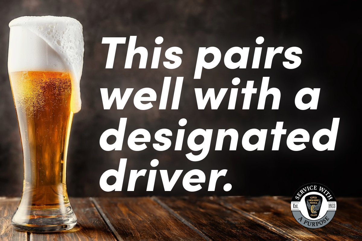 If you’re celebrating #NationalBeerDay today, be sure to pair your glass with a designated driver. 

#DriveSober