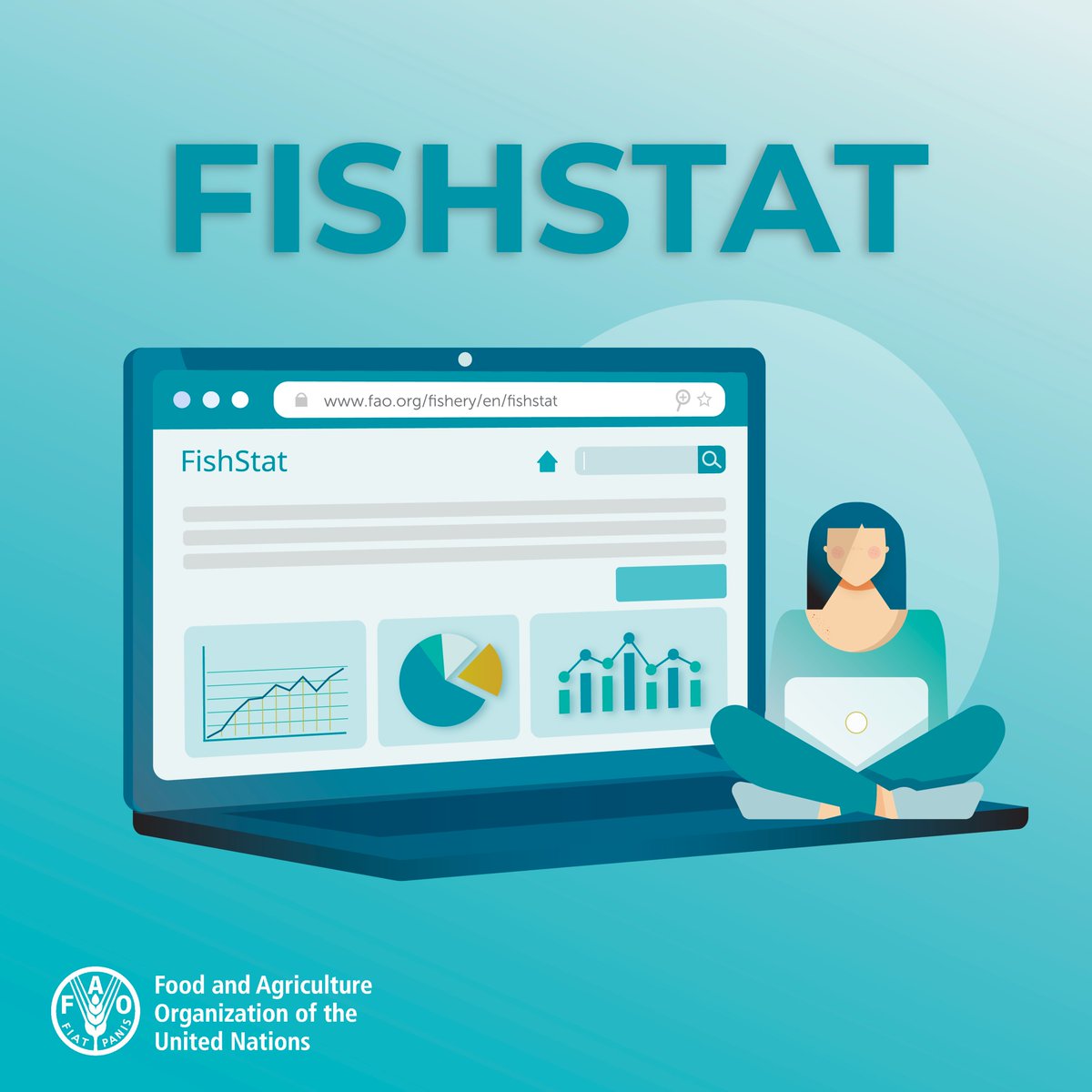 #FishStat offers freely accessible data on production, trade, consumption, & employment in #fisheries & #aquaculture. It provides evidence to support the millions who depend on the #Ocean, while preserving its resources. Browse it now 👉 bit.ly/3UxAW6l #OceanDecade