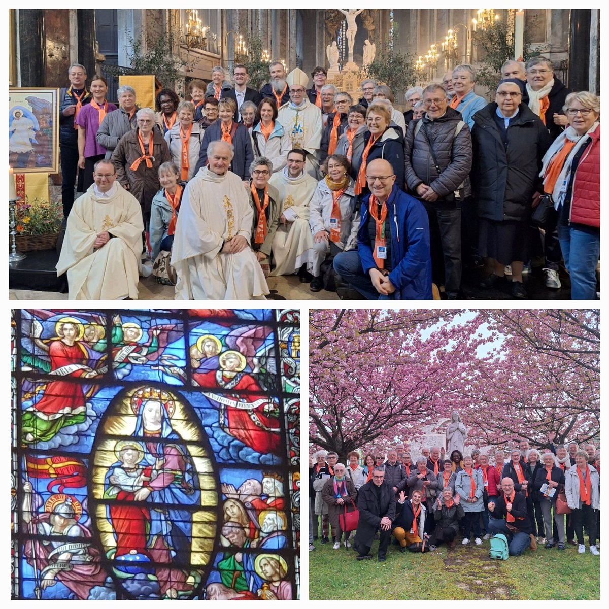 JacqChevalier's tweet image. Magnifique pèlerinage à Paris du @DiocesedeBayeux. Que de splendeurs à Paris #sacrecoeurmontmartre, #ruedubac, #notredamedesvictoires...#NotreDame eternelle. Invités à être des résistants de la miséricorde en cette fête de la Divine Miséricorde.