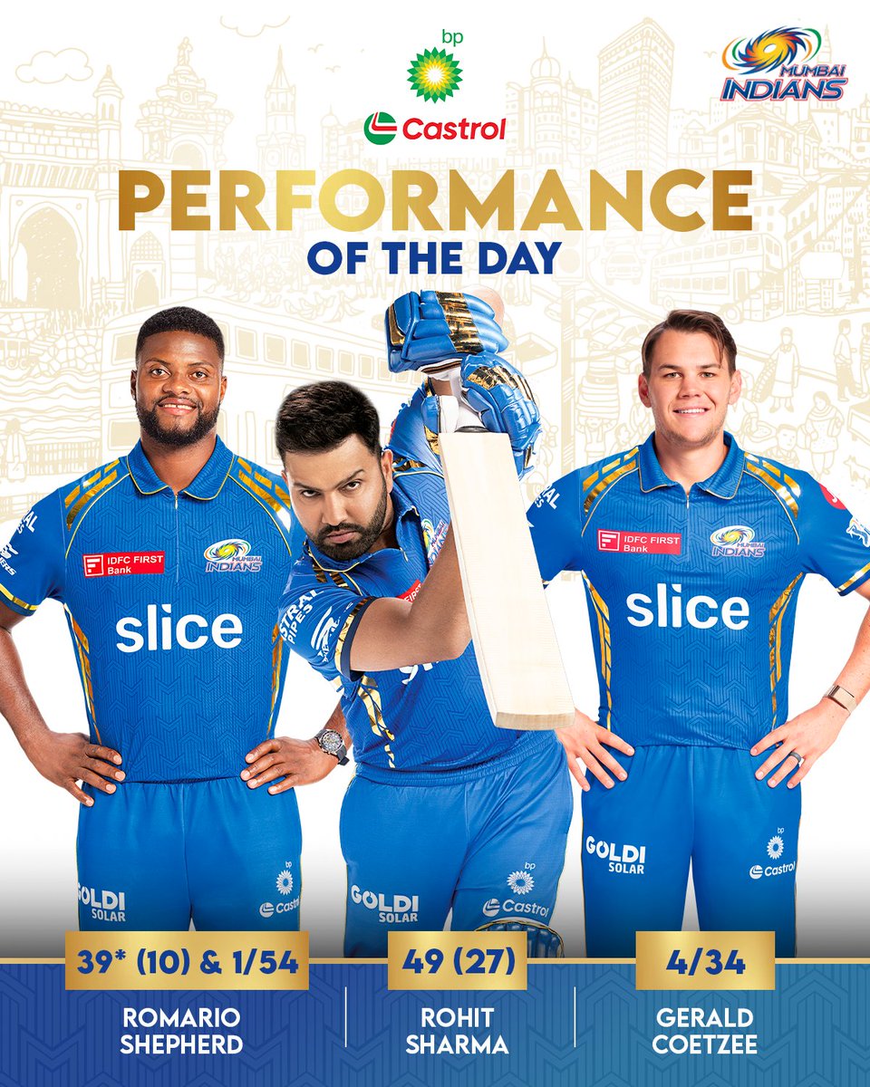 Handling the heat, working through the stress, and providing us with 3X Protection, these were the 🌟 in our first win of the season 🔥 Which was your @CastrolActivIN Performance of the Day, Paltan? 🤔 Vote now ▶️ bit.ly/4cM7lwC #MumbaiMeriJaan #MumbaiIndians #MIvDC…