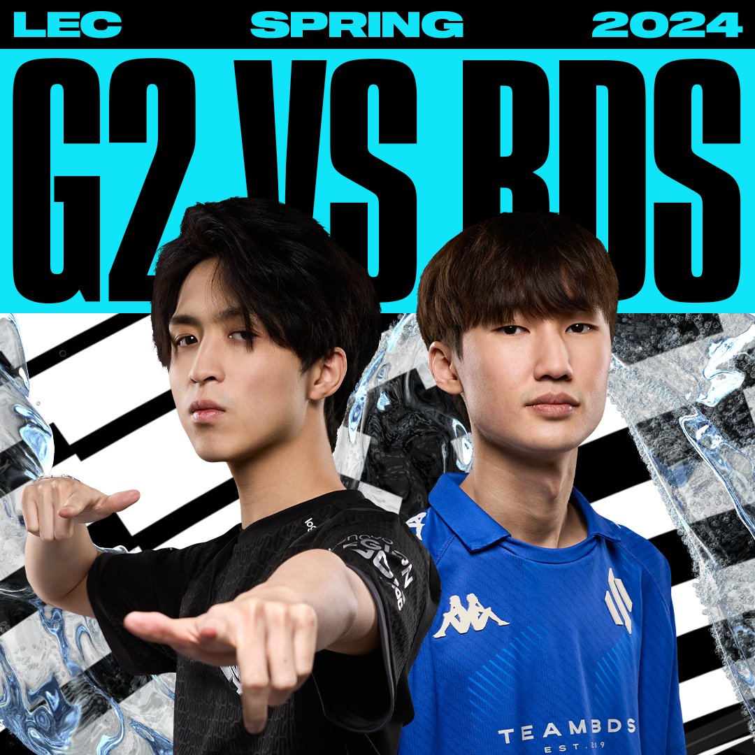 #LEC SPRING FINALS ON THE LINE: The Bo5 between @G2esports and @TeamBDS is now LIVE! 📺 lolesports.com/live/lec