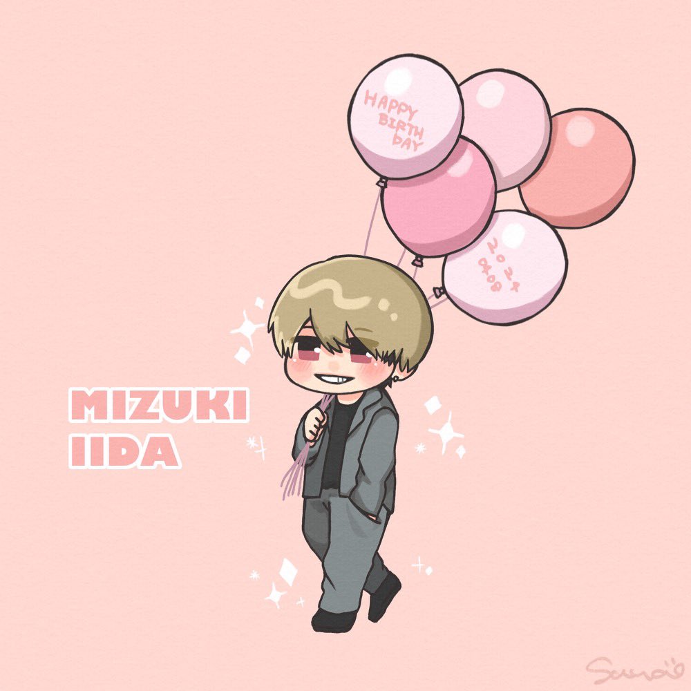 yoru_hoshi__'s tweet photo. 飯田瑞規さんお誕生日おめでとうございます🎂🎉🎈
素敵な一年になりますように✨✨ https://t.co/OQBJZ0ytJr