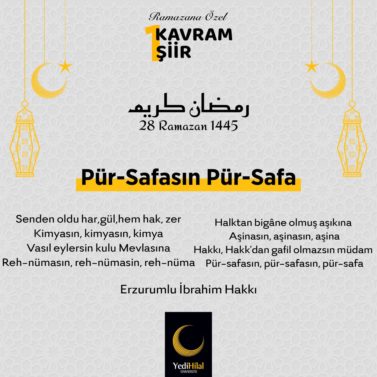 HiCRi TAKViM: 28 Ramazan 1445