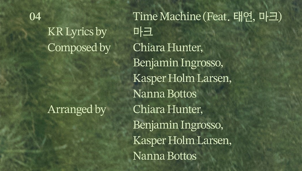 nctymisfit's tweet image. Track 04. Doyoung - Time Machine Featuring Taeyeon and Mark!!