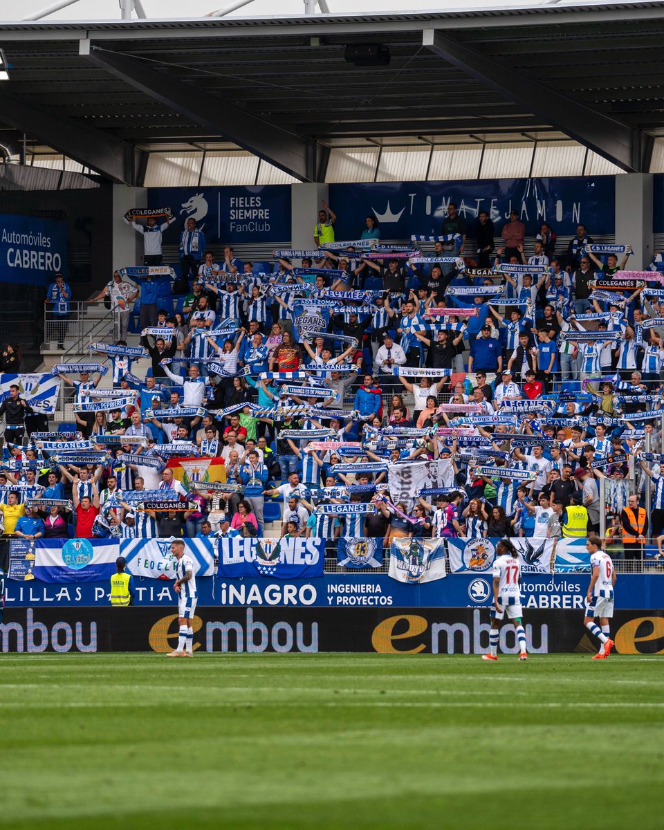 🙌🏻 Sumamos JUNTOS un punto más. Nos quedan 8️⃣ finales. ¡Vuestro apoyo, nuestro mejor aliado! 💪🏼🥒 🏟️ ¡Nos vemos el viernes en Butarque! #VamosLega #GraciasAfición 🤍💙