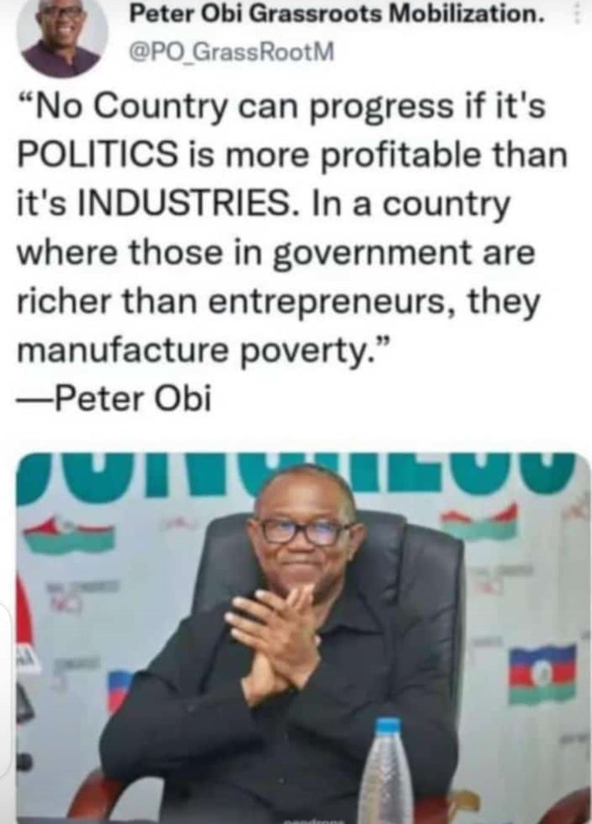 Is politics more profitable than Industries in your country?