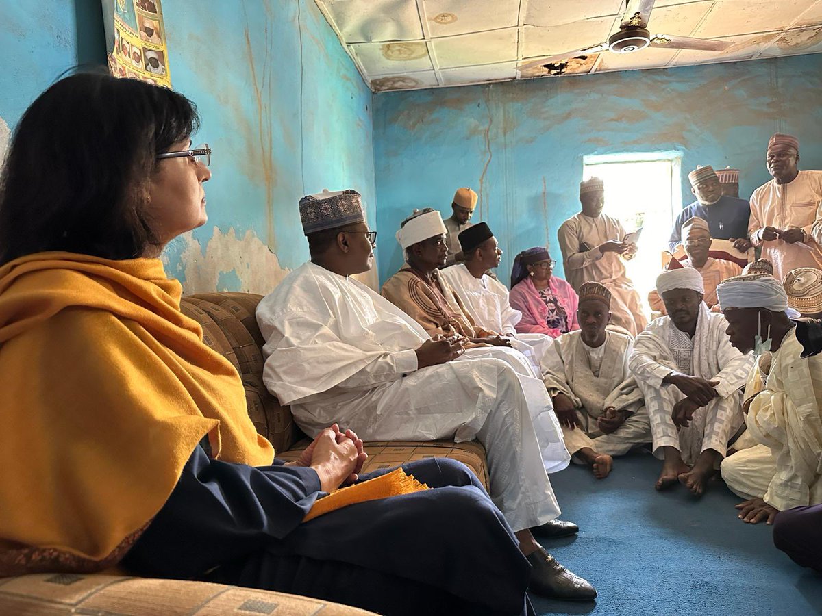 Deeply touched to have been welcomed by a local traditional leader in his Sokoto palace. What an institution Nigeria has, in its network of traditional leaders!!