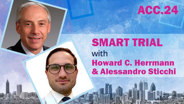 #ACC24: Self-expanding versus balloon🎈-expandable #TAVR in patients with small aortic annuli @Sticchi_Alex interviews 🎤 Howard C. Herrmann about the primary outcomes of the randomized SMART Trial 📊 that he presented in Atlanta 📺 pcronline.com/News/Whats-new… #TAVI…