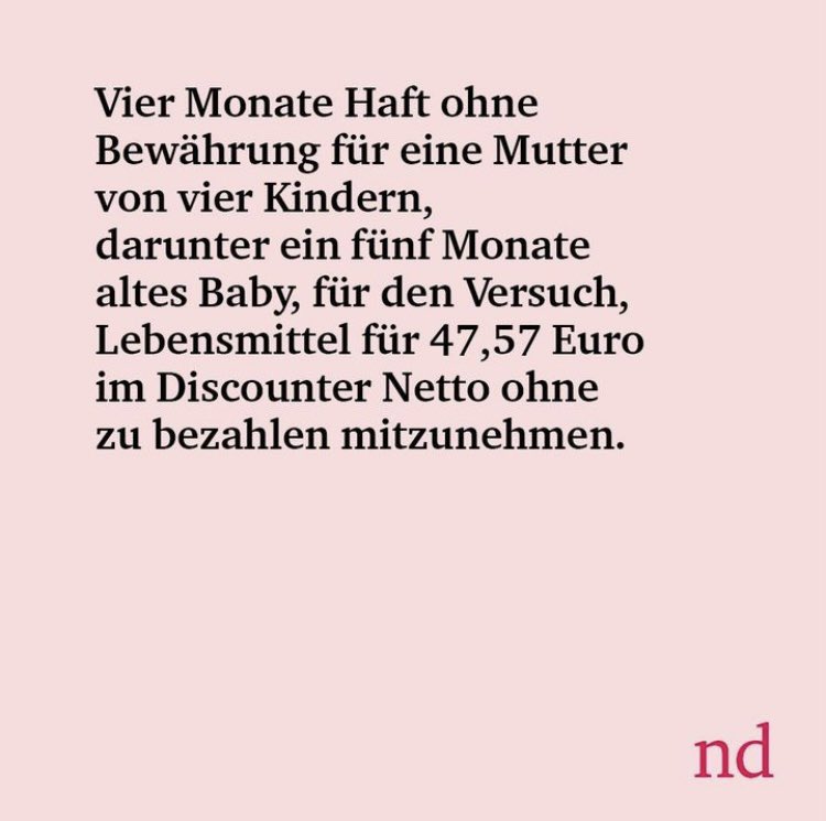 #Ungleichheit führt in den Gerichtssaal & geht weiter auf der Anklagebank. „Erschreckend ist unser #Justizsystem, das keine Antwort auf die existierende #Armut hat.” nd-aktuell.de/artikel/118117… @ndaktuell