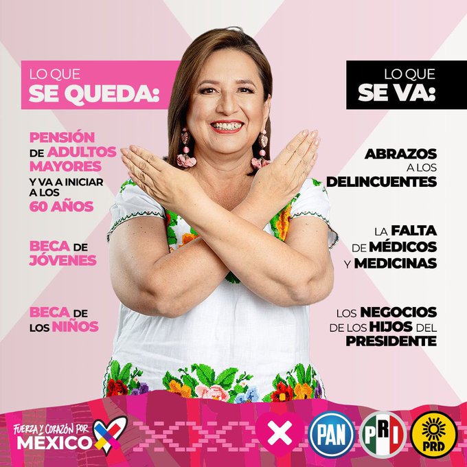 Lo que se queda    |     Lo que se va

#DebateX 🤞🏻
#XóchitlPresidenta 🇲🇽