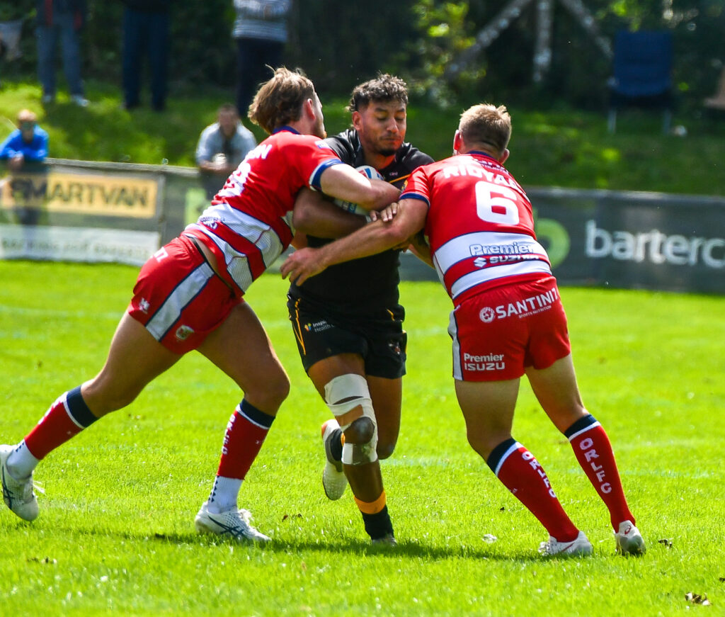 CornwallRLFC's tweet photo. 🔜 We are back in action next Sunday when we face @Roughyeds at Boundary Park. 

🖤💛 #Kernowkynsa #RugbyLeague https://t.co/JyYNYFzebe