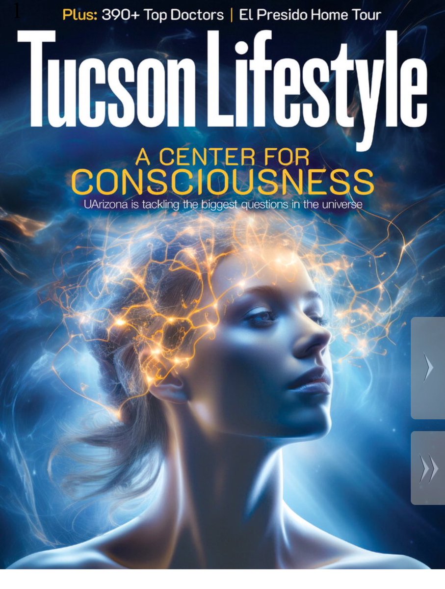 Center for Consciousness Studies run by Tom Bever,Linguistics faculty and housed in ⁦@UArizonaSBS⁩ @uarizona featured in ⁦@tucsonlife⁩. Illustration of the innovative efforts taking place in SBS!