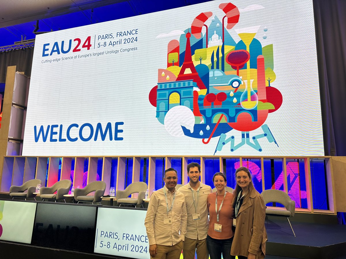 3rd day at #EAU24 
Enjoying UROLOGY and Paris! <a href="/Uroweb/">European Association of Urology (EAU)</a>