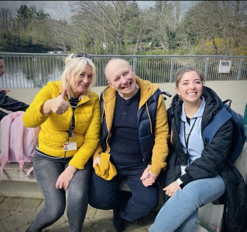 John from our Listowel accommodation service went by train to Dublin this week for a wonderful and memorable trip to Dublin Zoo. Staff members Kerrie and Jackie went with him on the day and he truly had a great time. 🐯🐘🦛🐍 #ThriveAchieveShine #Listowel #Dublin #Support #Kerry