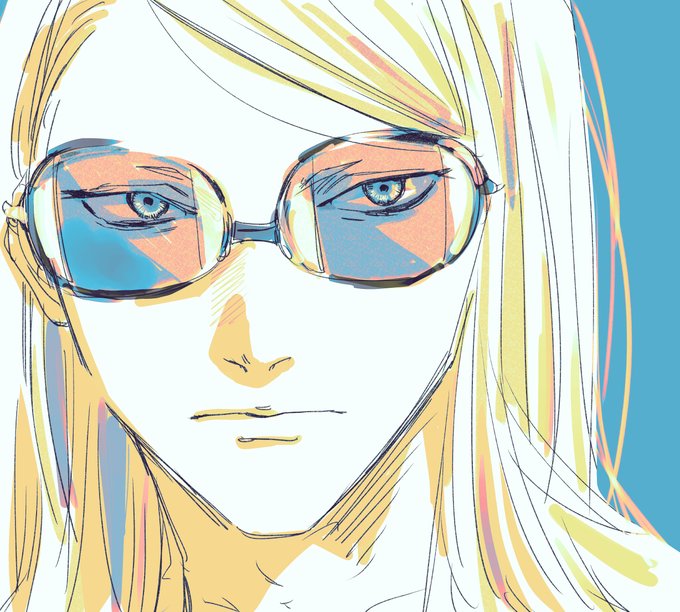 「orange-tinted eyewear」 illustration images(Latest｜RT&Fav:50)