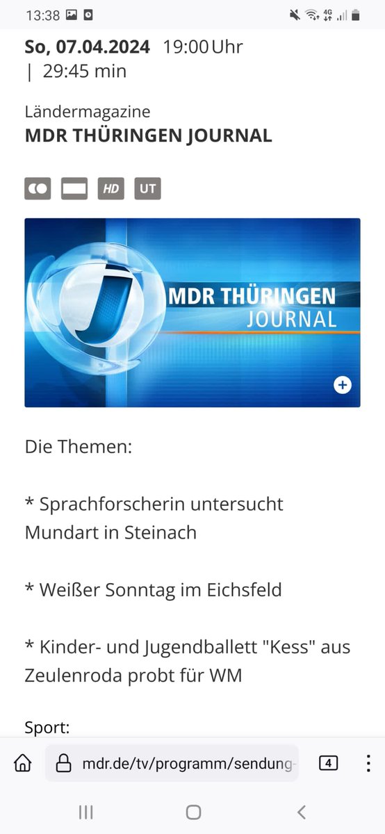 Jasmin Pfeifer (@jaspfeifer) on Twitter photo Heute abend sind wir <a href="/tejarebernik/">tejarebernik.bsky.social</a> @HedwigSekeres mit dem Spraaklab im Fernsehen. Schaut alle um 19 Uhr im MDR Thüringen rein oder später im Internet. Morgen früh auch im MDR Radio.
<a href="/HHU_de/">Heinrich-Heine-Universität Düsseldorf</a> <a href="/teambuergeruni/">Team Bürgeruni</a>
<a href="/univgroningen/">University of Groningen</a> <a href="/FacultyofArtsUG/">Faculty of Arts - University of Groningen</a>
#CitSciMonth #OneMillionActsofScience Heute abend sind wir <a href="/tejarebernik/">tejarebernik.bsky.social</a> @HedwigSekeres mit dem Spraaklab im Fernsehen. Schaut alle um 19 Uhr im MDR Thüringen rein oder später im Internet. Morgen früh auch im MDR Radio.
<a href="/HHU_de/">Heinrich-Heine-Universität Düsseldorf</a> <a href="/teambuergeruni/">Team Bürgeruni</a>
<a href="/univgroningen/">University of Groningen</a> <a href="/FacultyofArtsUG/">Faculty of Arts - University of Groningen</a>
#CitSciMonth #OneMillionActsofScience