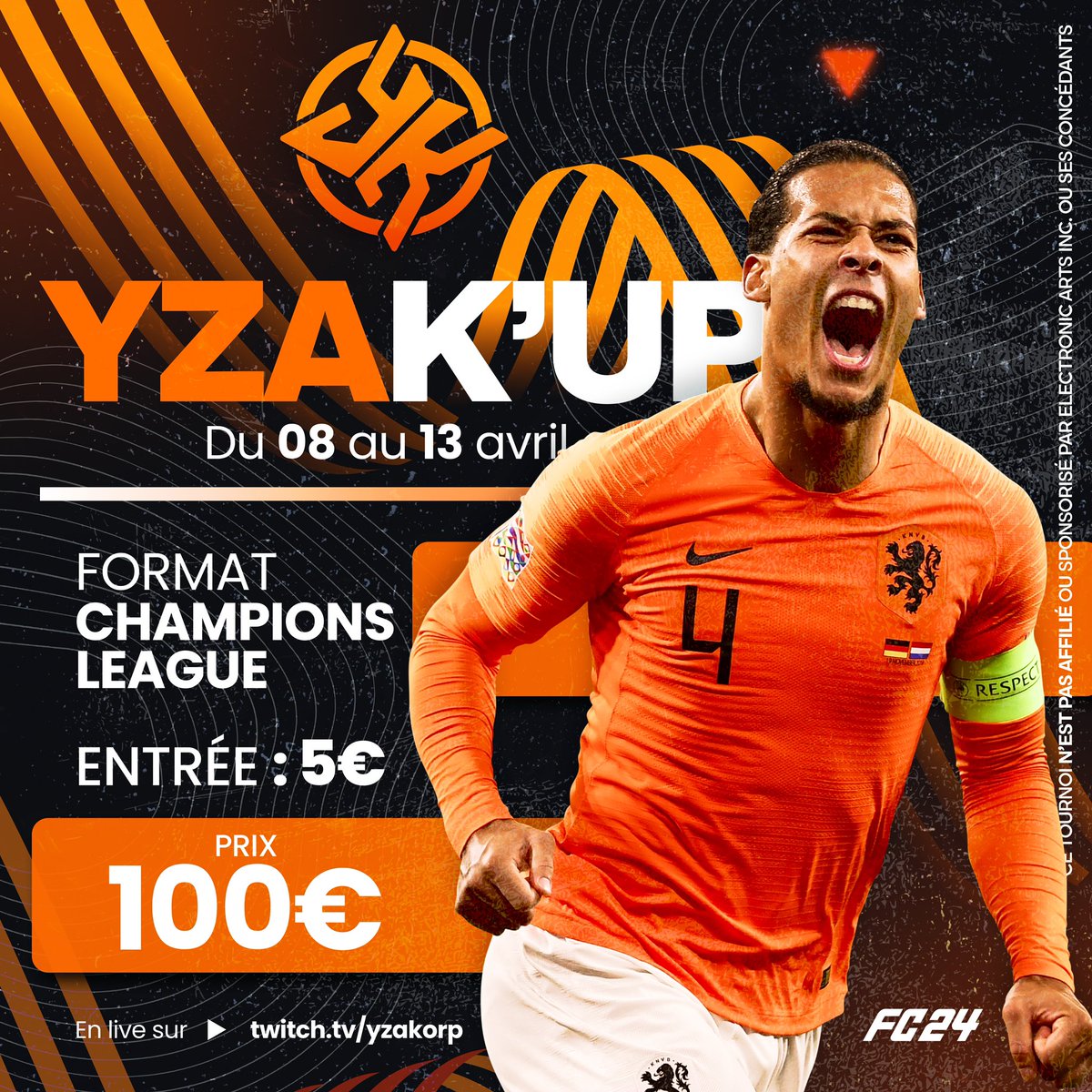 J-1 ⏳

Encore quelques heures avant la fin des inscriptions ! 

app.playorium.io/fr/tournament/…

Au vu du nombre d’inscrits nous avons descendu le Cashprize 

💰100€