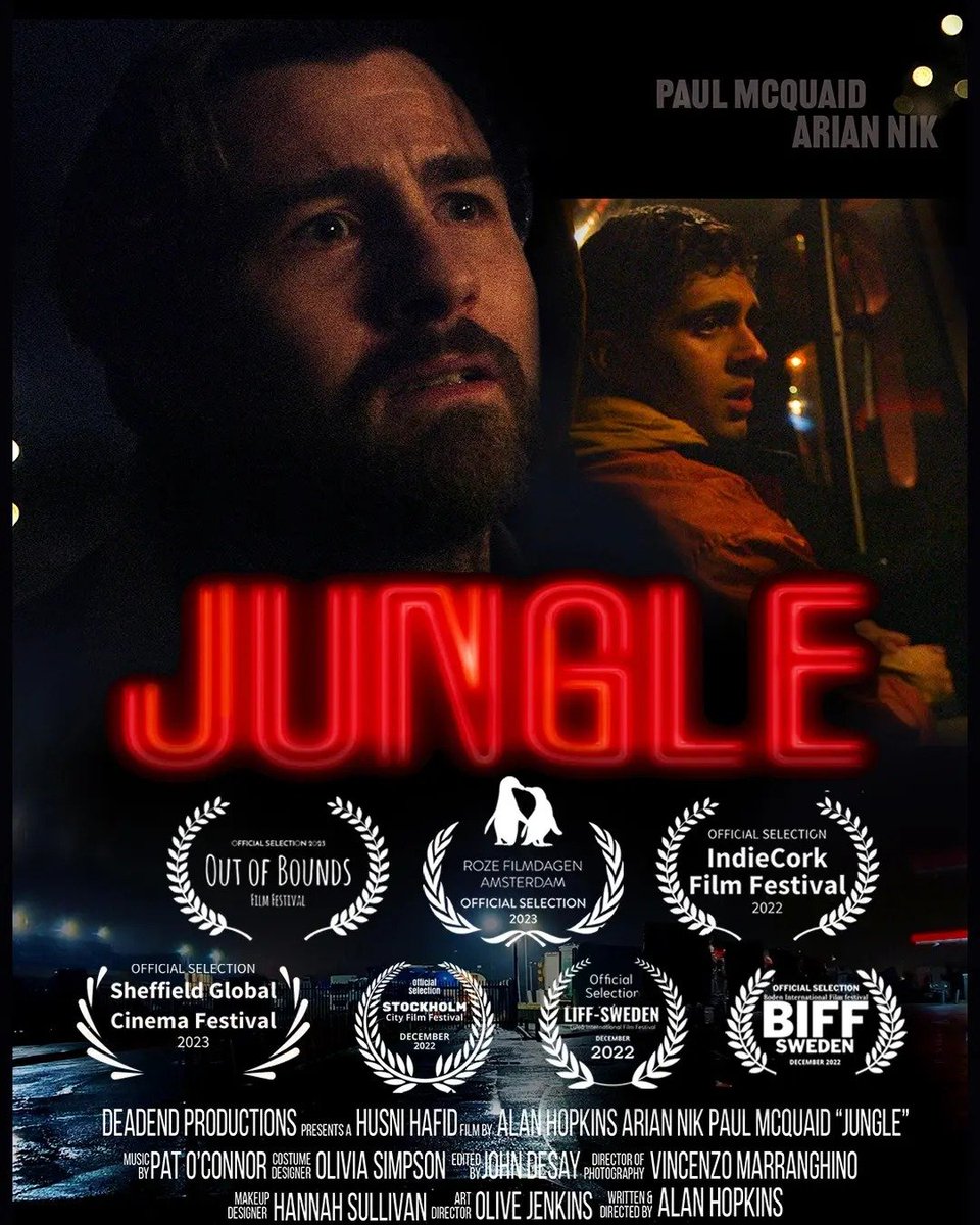 'Jungle' now available to watch online! 
vimeo.com/792775429/desc…
Huge shout out to @alanhopkins88 and @husni_hafid for their tireless work in getting this film made. Please enjoy, like and share.
ps... more coming soon 😉

#irishfilm #indiecinema #calais #refugeecrisis #shortfilm