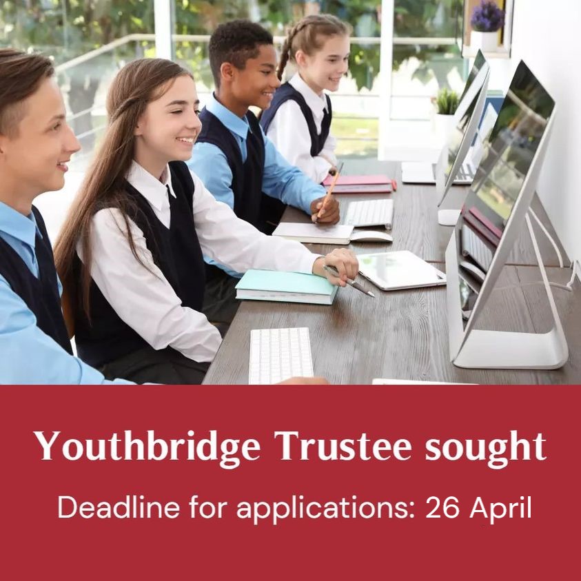 𝙊𝙥𝙥𝙤𝙧𝙩𝙪𝙣𝙞𝙩𝙮 𝙖𝙡𝙚𝙧𝙩 ‼️ We are seeking to appoint a new Trustee to head our Youthbridge network promoting German in secondary schools 🇩🇪 Due to the Easter holiday, the application deadline has been extended to 26 April. Further details here: britishgermanassociation.org/youthbridge-tr…