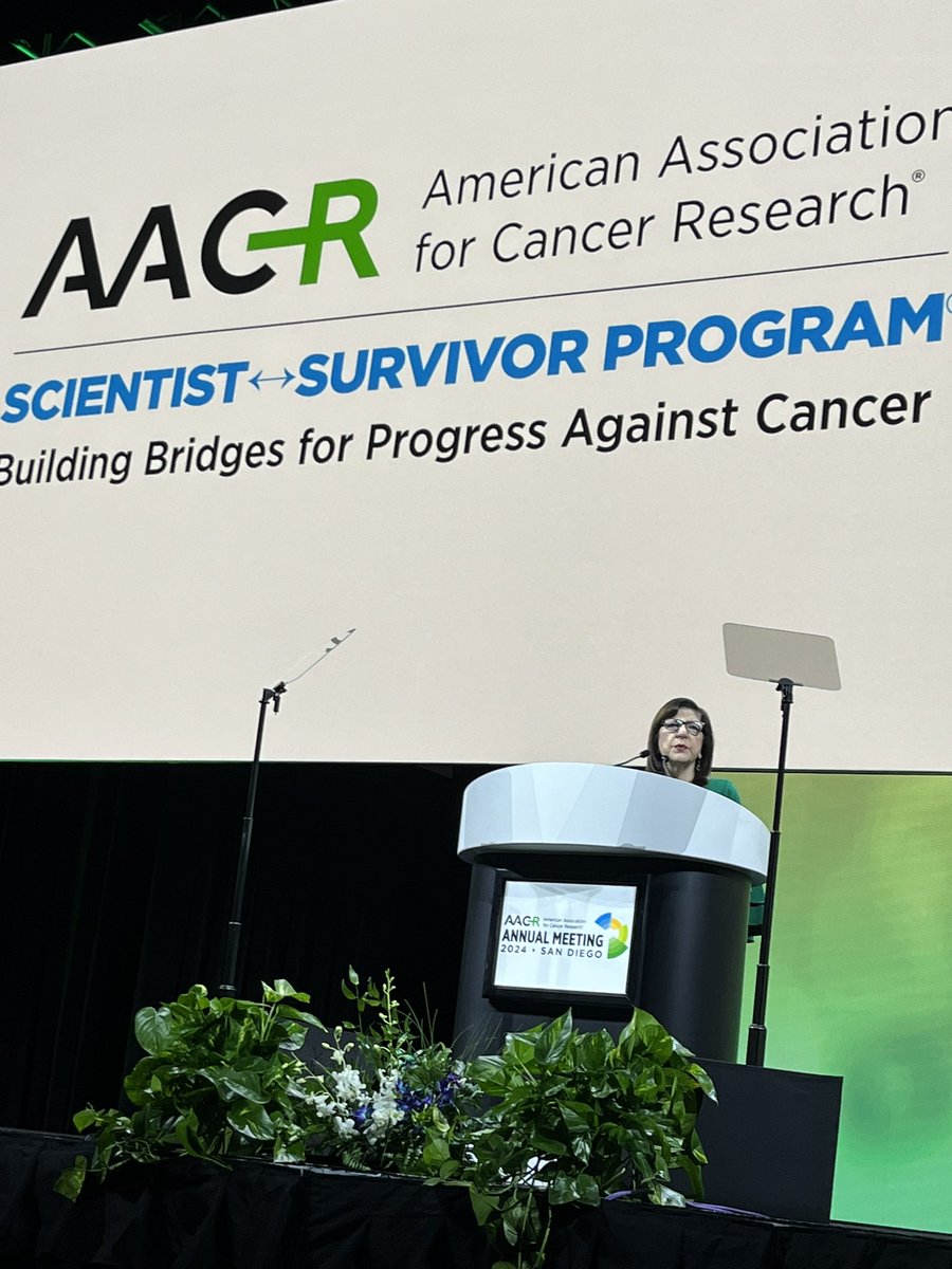 Marge Foti opens the annual meeting of the @AACR announcing 33% decline in cancer deaths worldwide. Way to go and still to go.