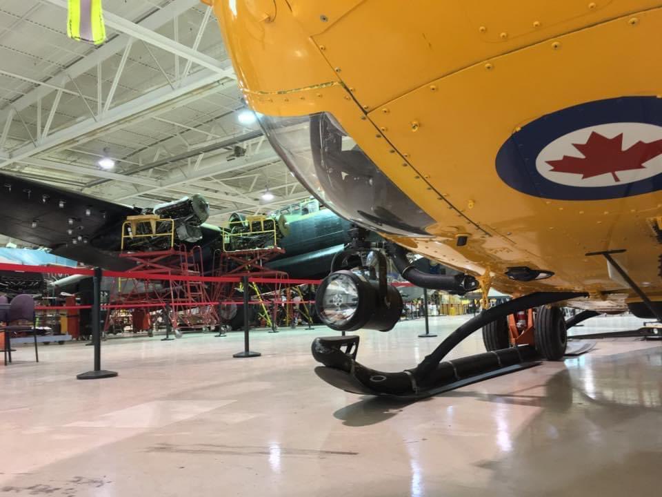 Old and new, a search and rescue CH-146 Griffon helicopter with Lancaster VR-A in the background. This Avro Lancaster - FM-213 flew search and rescue missions from what’s now St. John’s International Airport in ‘50s and ‘60s. (Photo is from 2017.)