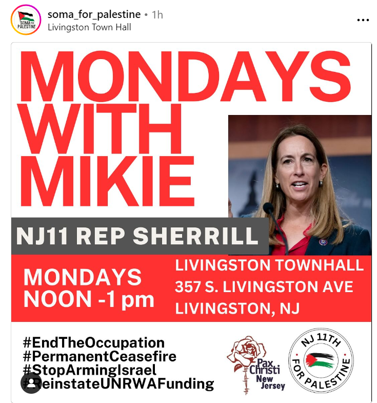 fightbackbettr's tweet photo. Mondays with Mikie For A Free Palestine - Every Monday Starting March 11, Livingston NJ

https://t.co/byQEasr9II https://t.co/ytEAzdsqug