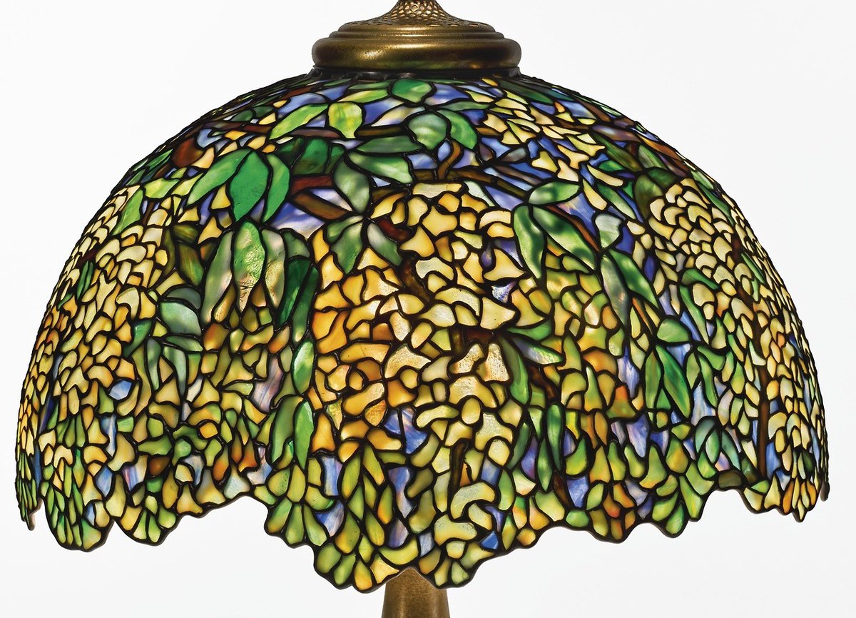 Table lamp by Tiffany Studios, 1910. Sotheby’s.