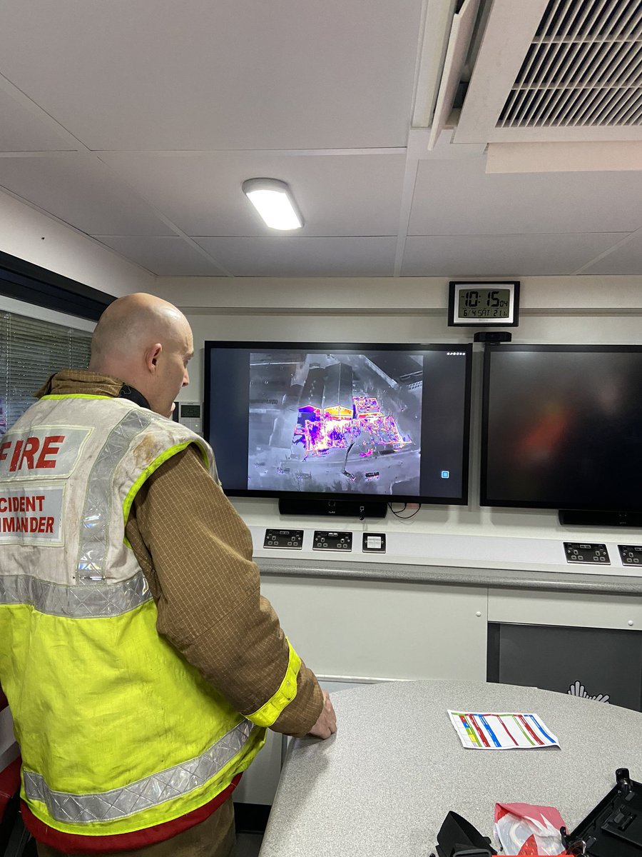 LFRS Drone (@lfrsdrone) on Twitter photo Our Drone was busy last night, assisting at a large industrial fire in Blackburn. You can see the information available to the incident commander in this image taken by <a href="/tompowell_91/">Tom Powell</a>, when the drone livestreams to our new command unit. Our Drone was busy last night, assisting at a large industrial fire in Blackburn. You can see the information available to the incident commander in this image taken by <a href="/tompowell_91/">Tom Powell</a>, when the drone livestreams to our new command unit.