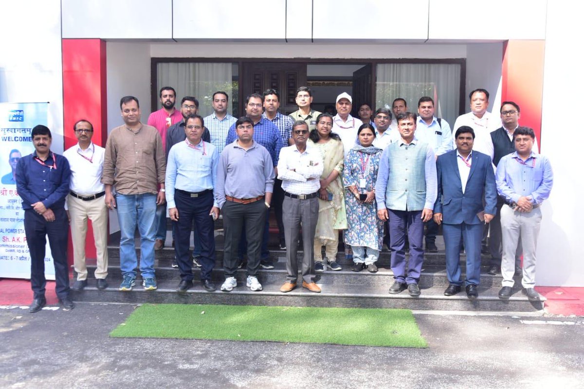 A committee led by Sh A.K. Pal, Commissioner (Indus), DoWR, RD & GR comprising officers from Indus Wing, CWC, MEA, Legal Counsels & #NHPC visited NHPC Salal Dam (J&K) on 7.4.24 & discussed various aspects of Indus Treaty & were briefed on compliance by HoP, Salal Power Station.